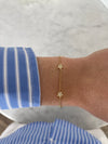 bracelet de station de diamants étoilés