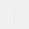 collier lariat de station de diamants