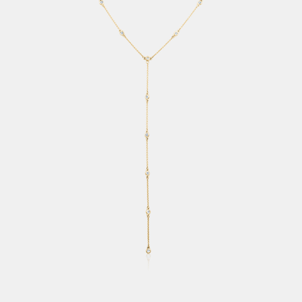 Diamond By the Yard Lariat Necklace