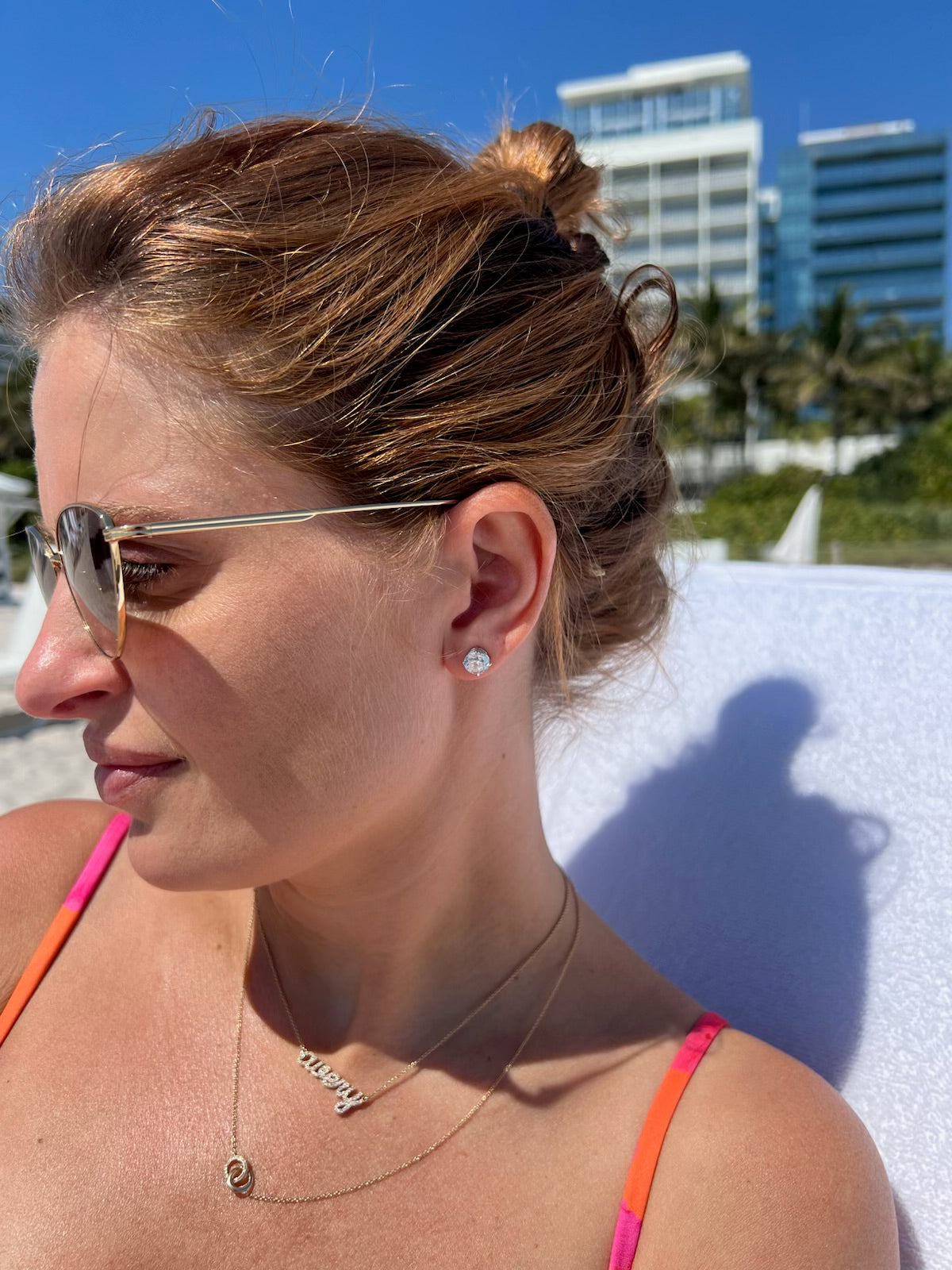Custom Pavé Name Necklace
