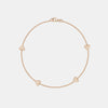 Heart By the Yard Anklet