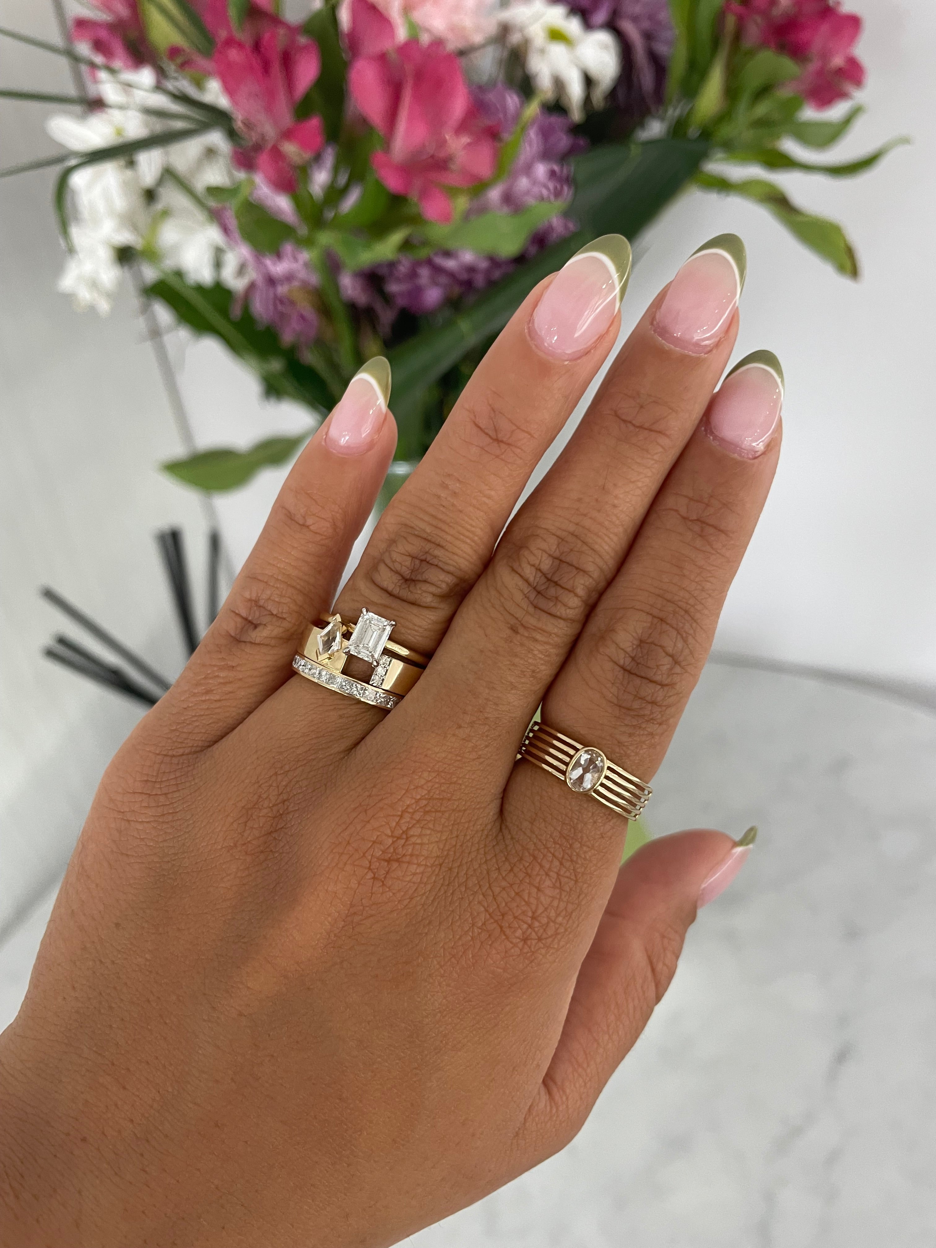 The Axis Topaz Band Ring