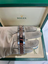 Rolex Datejust 36mm Chocolate Stick Dial Everose Two Tone on Jubliee 2026/126334