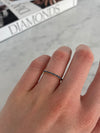 Stackable Pavé Blue Sapphire Ring