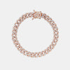 Miami Cuban Link Bracelet with Diamonds