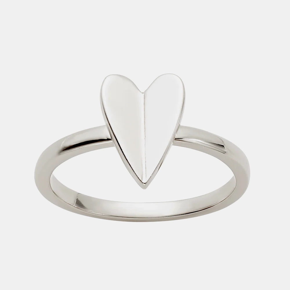 Elongated Heart Ring