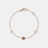 Mini Paw Initial Bracelet