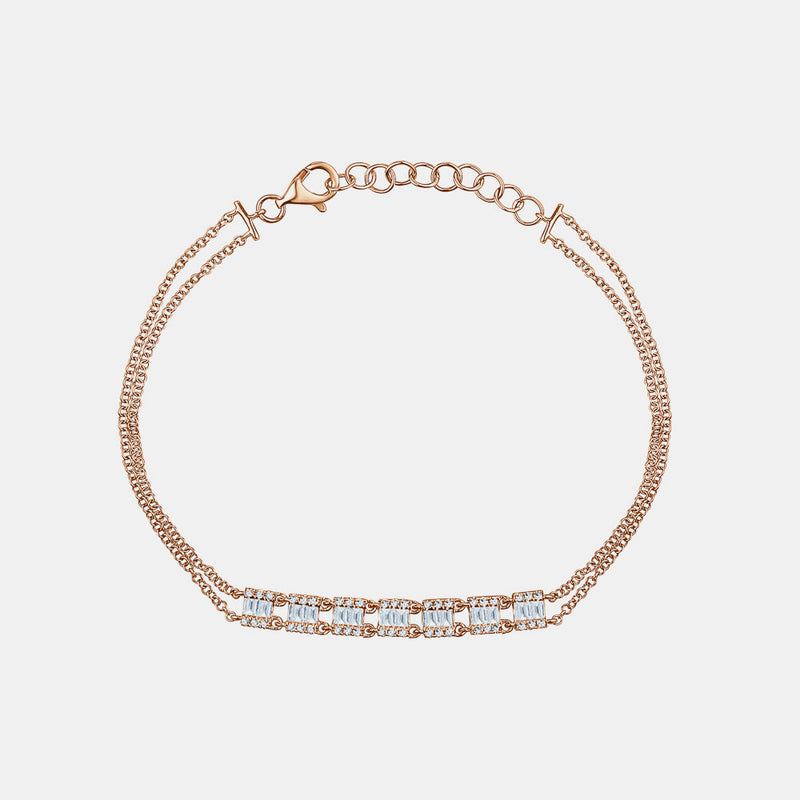 Diamond Baguette Bracelet