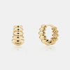 Graduated Spiky Hoops