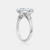 3.00ct Emerald Cut Lab Engagement Ring