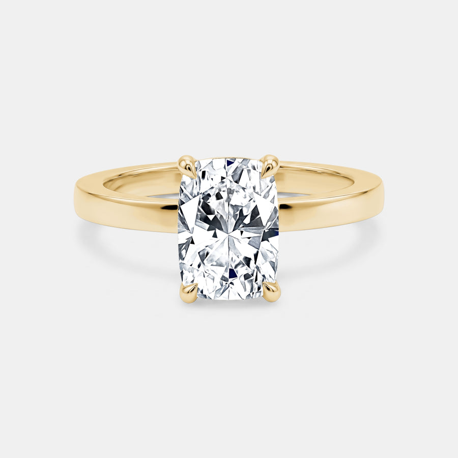 2.00ct Elongated Cushion Cut Lab Engagement Ring
