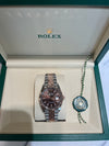 Rolex Datejust 36mm Chocolate Stick Dial Everose Two Tone on Jubliee 2026/126334