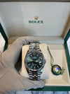 Rolex Datejust Mint green Stick Dial Oystersteel 36mm 126200/2026