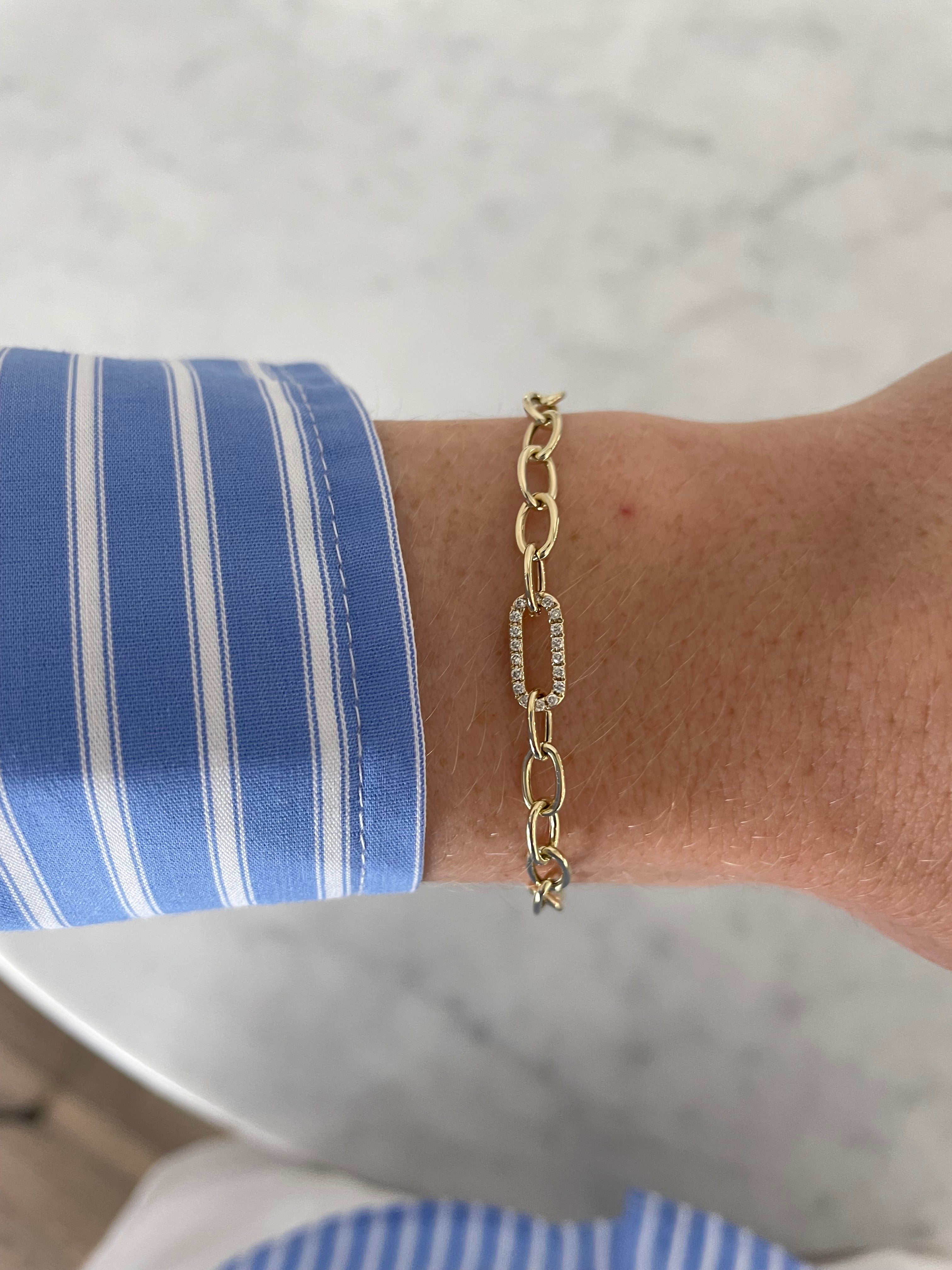 Diamond Clasp Bracelet