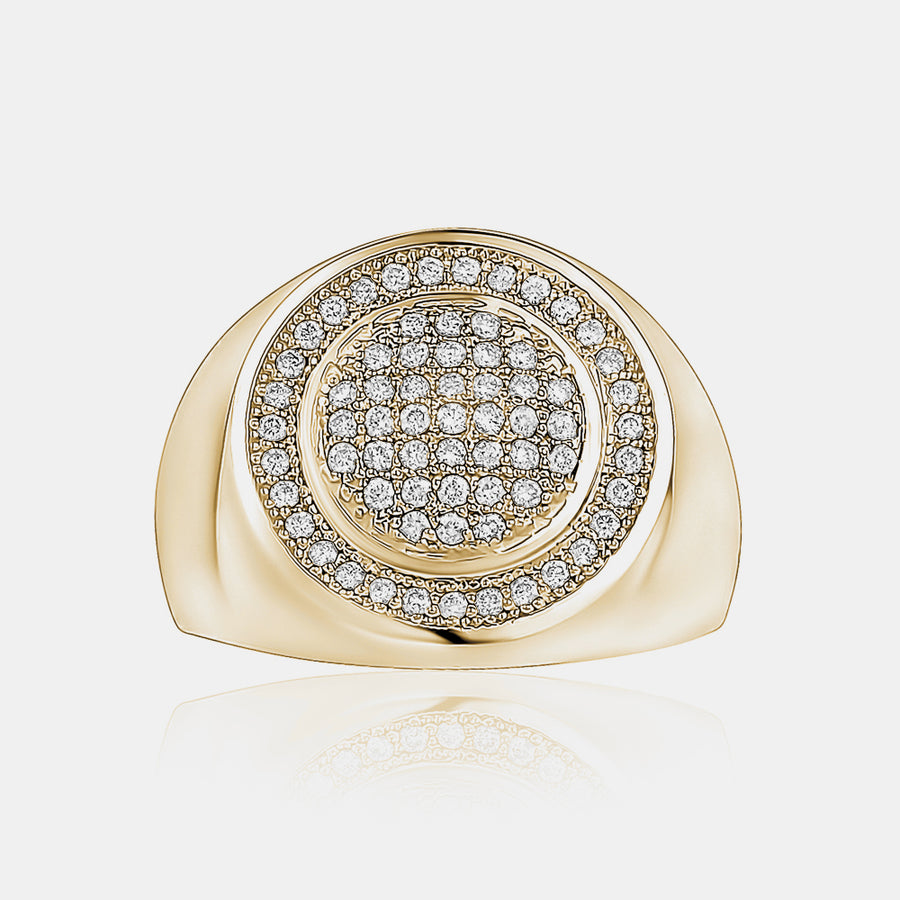 Bague à diamant rond