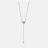 Collier de Diamant en forme de Coeur Pendant 