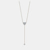 Collier de Diamant en forme de Coeur Pendant 