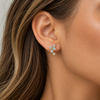 Diamond Blossom Cluster Earrings