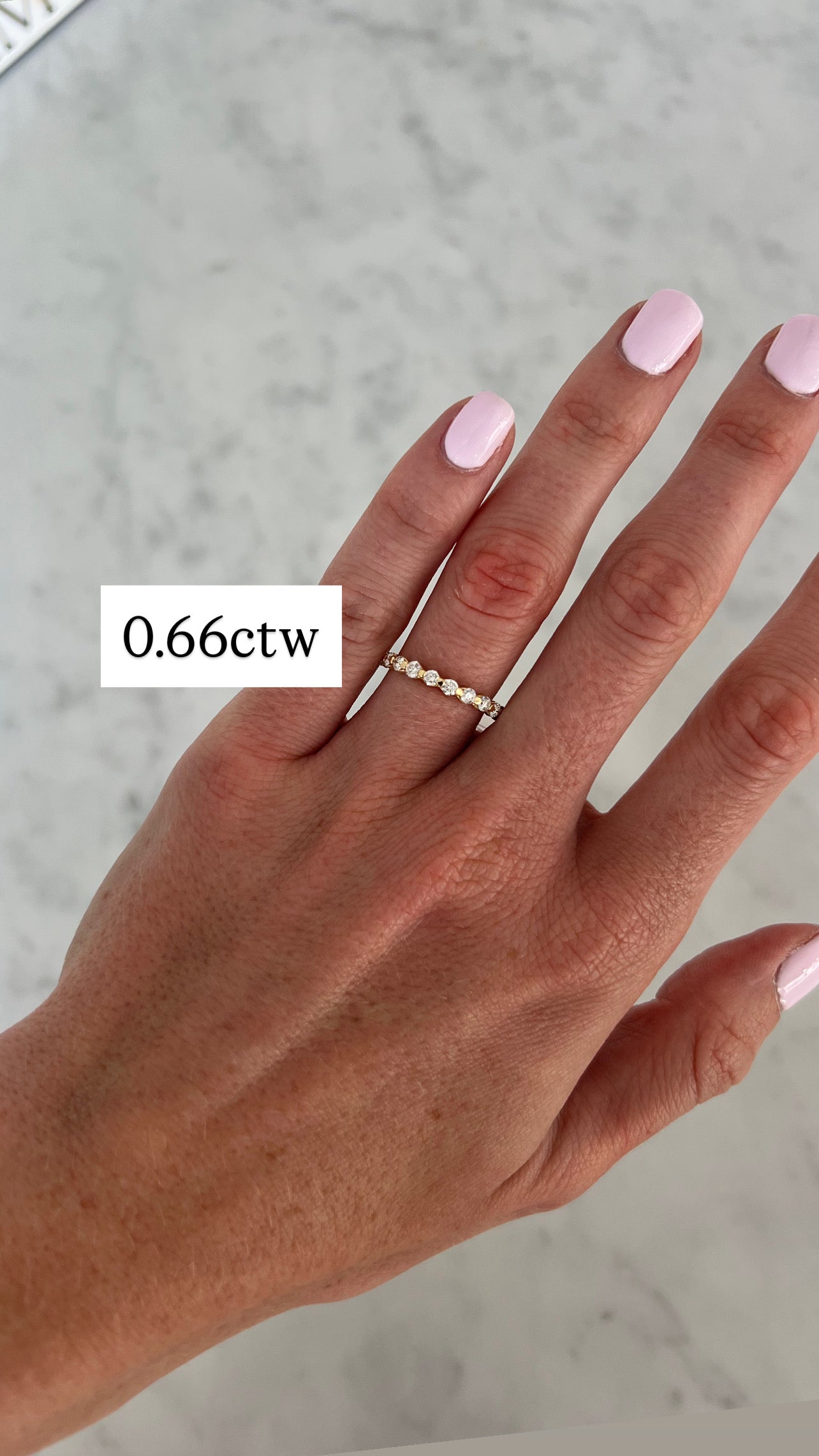 Bague de Diamant Graduée 