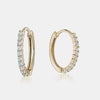 "Huggies" de Diamant Ovale