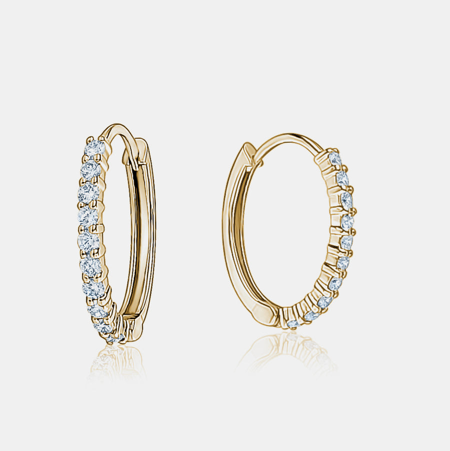 "Huggies" de Diamant Ovale