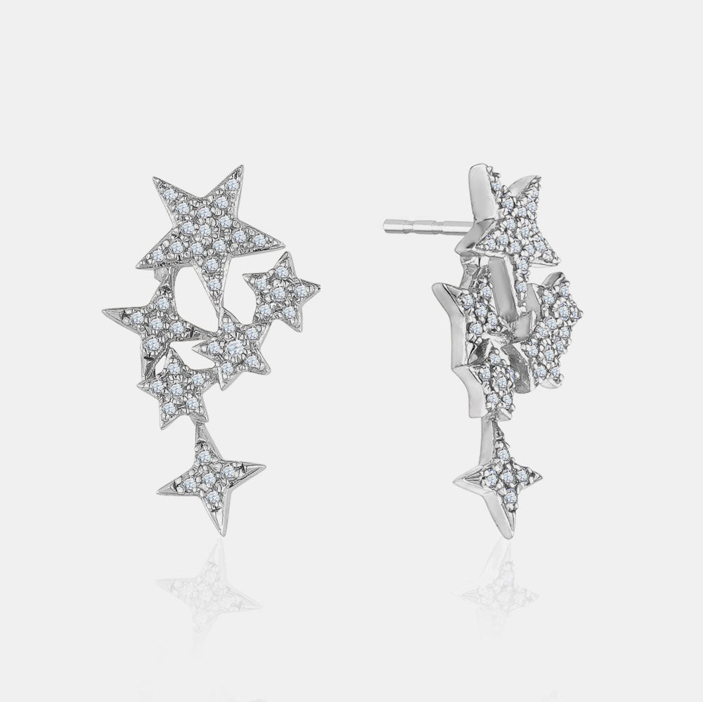 Diamond Starry Earrings