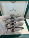 Rolex Day Date 40mm in 18K White gold and Olive Green Roman Dial, Fluted Bezel and a President Bracelet 2023/228239