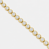 The Lab Grown Bezel Diamond Tennis Bracelet