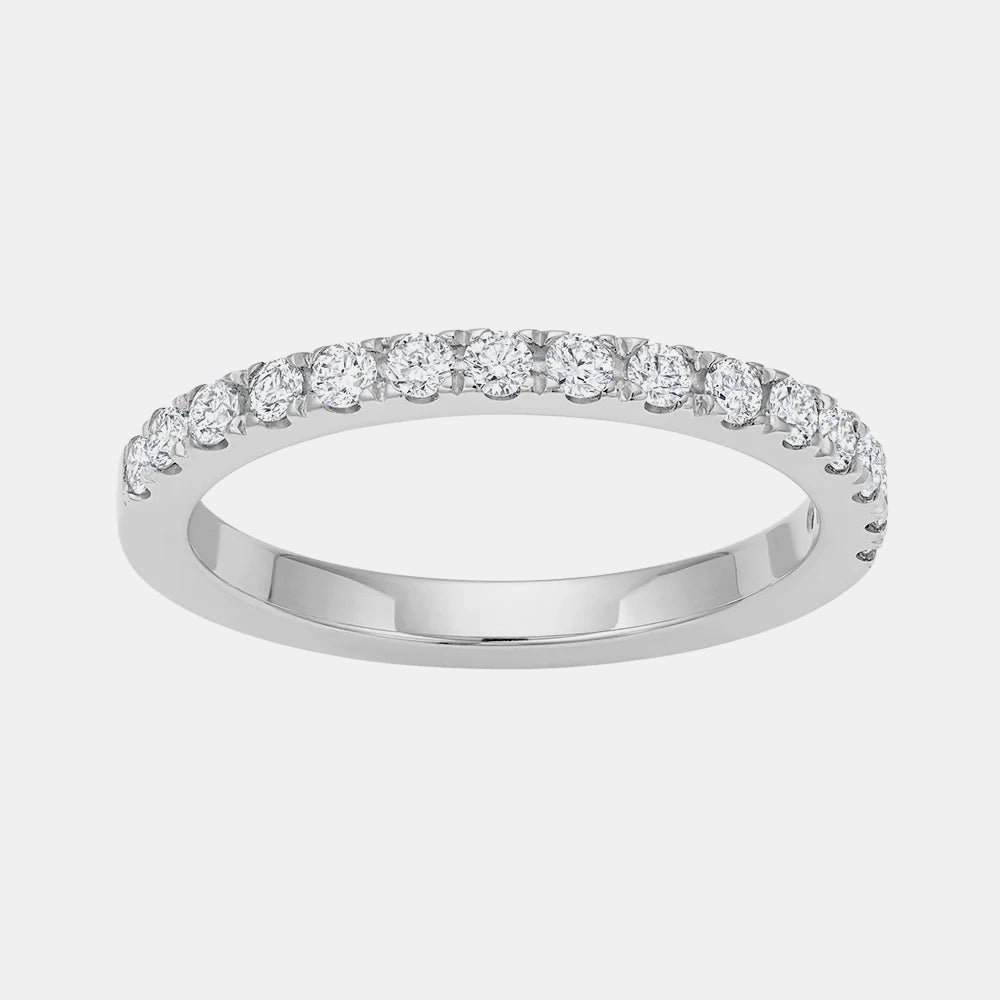 Half Pavé Ring