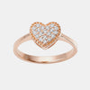 Pavé Heart Ring