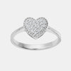 Pavé Heart Ring