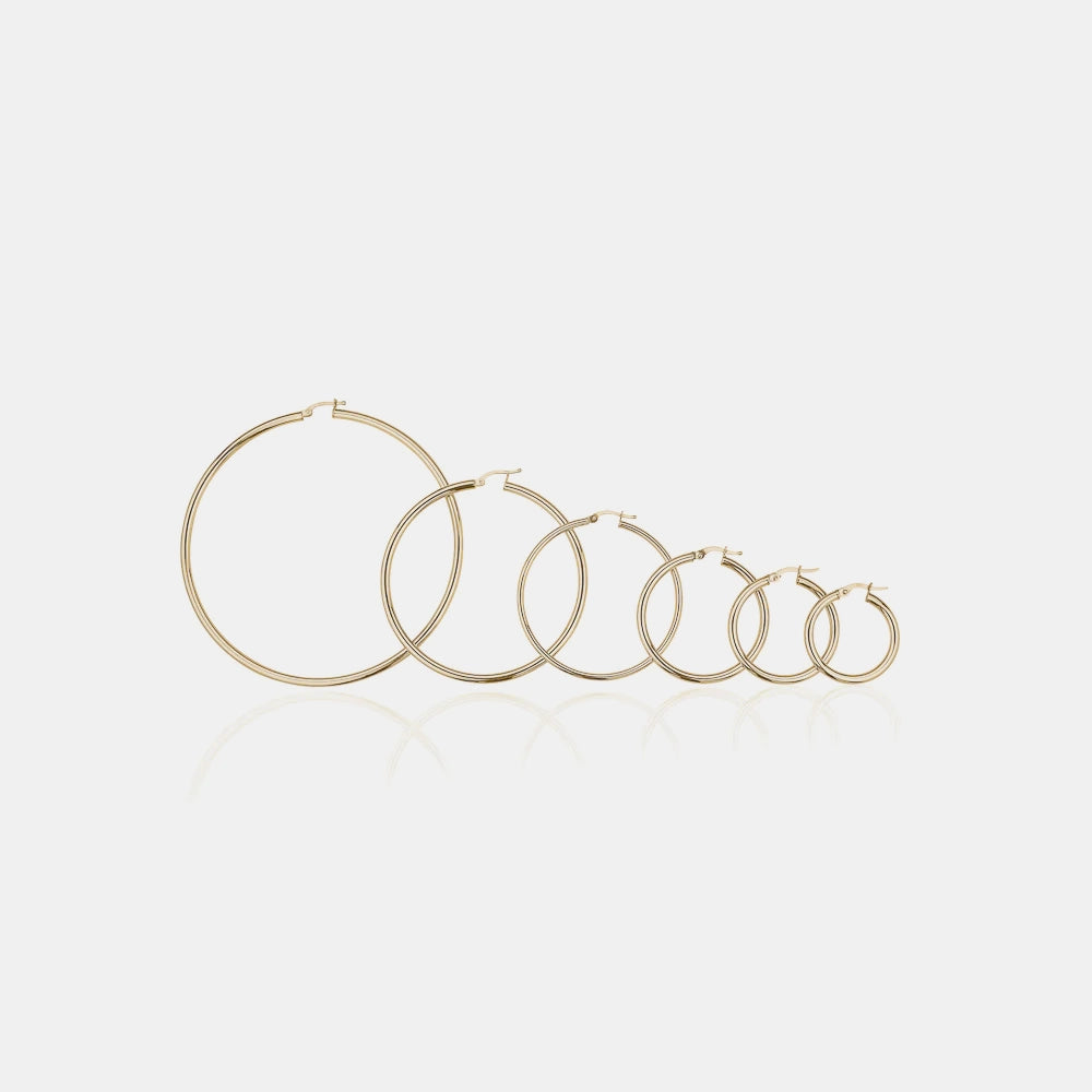 Classic 2.5mm Hoops