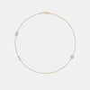 Collier à Mini Initiale Pavée
