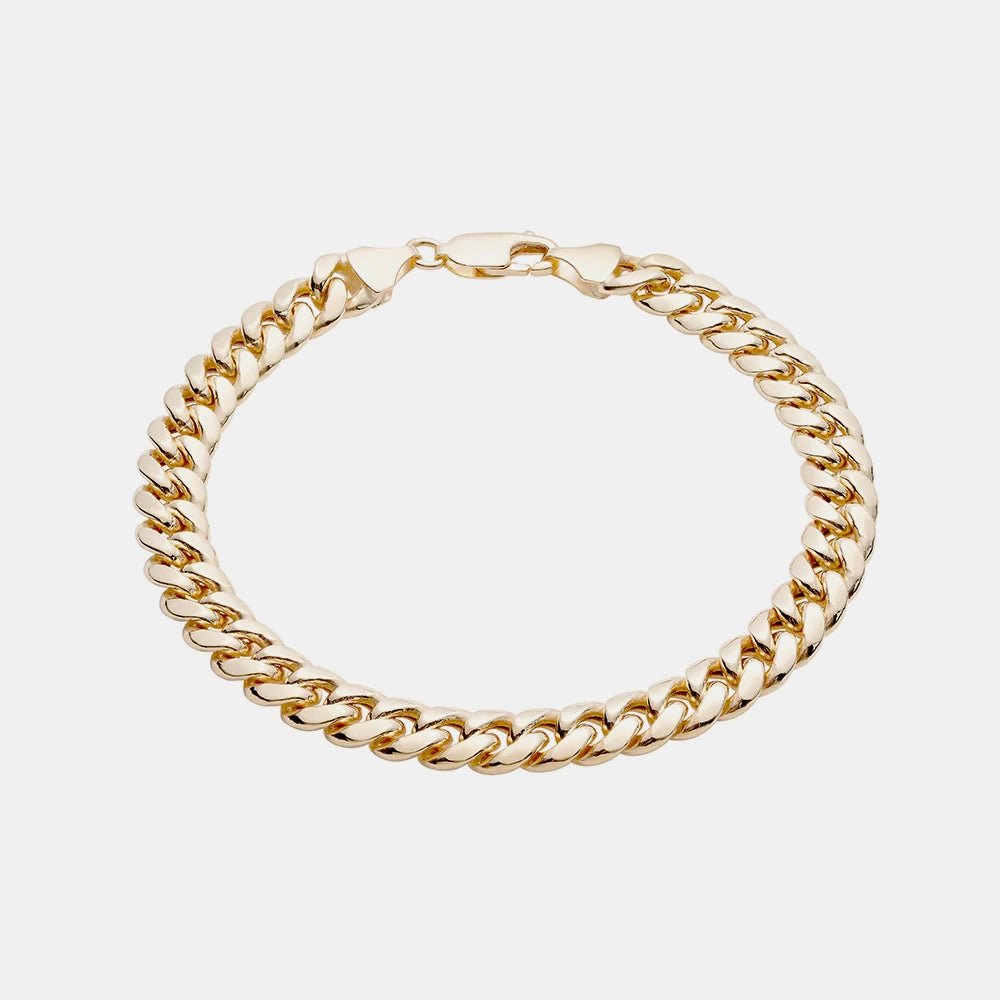 Hollow Miami Cuban Link Bracelet