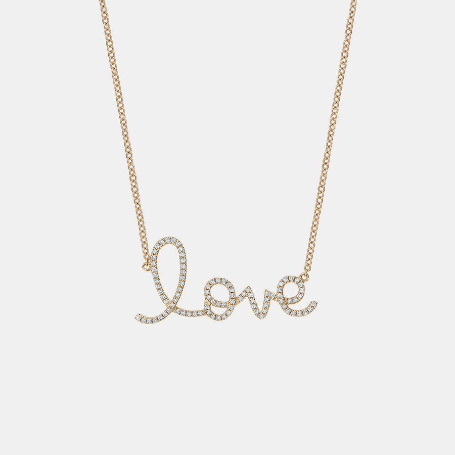 Collier "Love" en Diamant