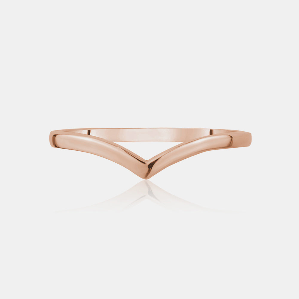 Gold V Ring