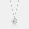 Collier à disques avec initiales