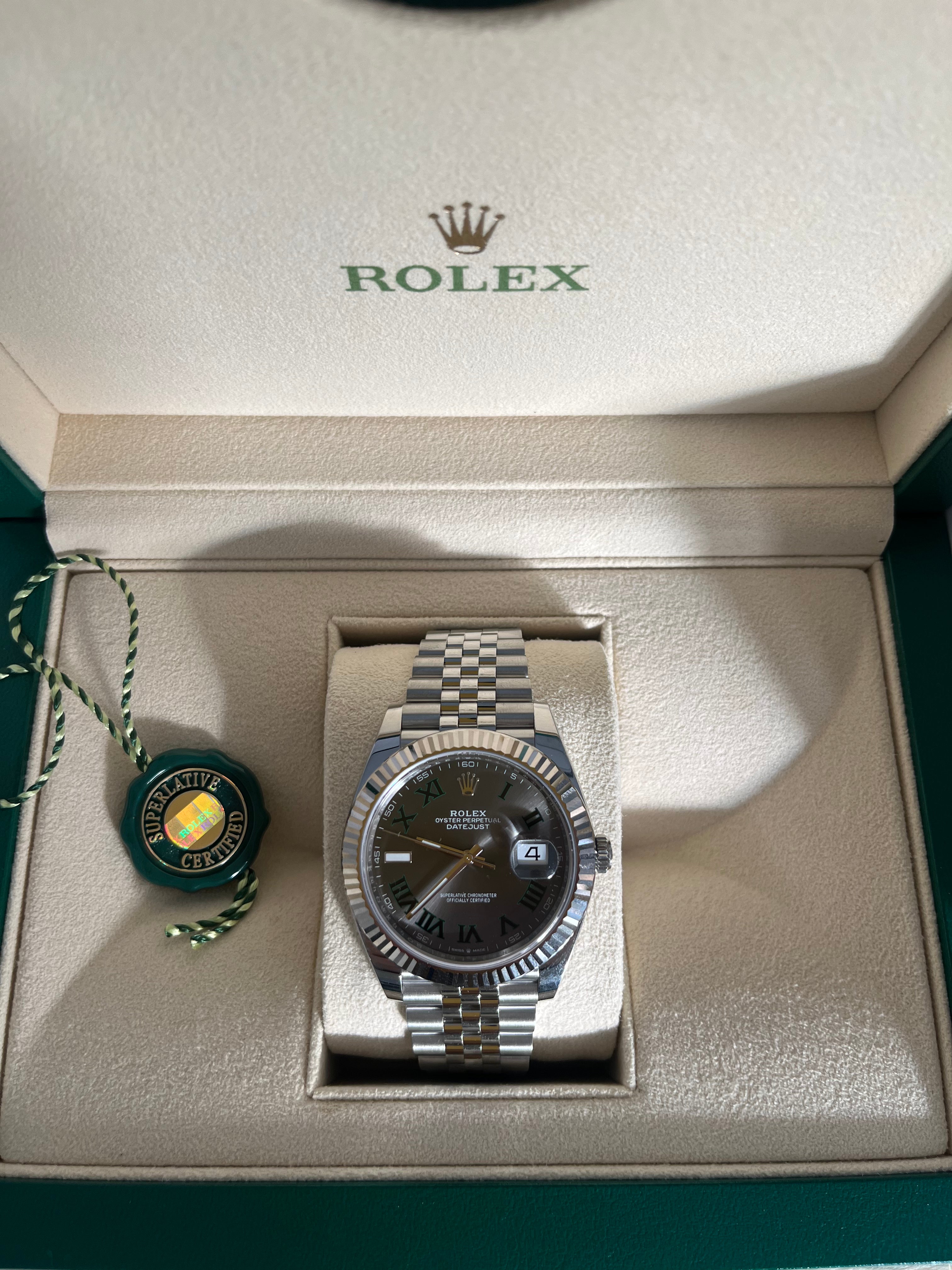 Rolex Datejust Wimbledon Jubilee Bracelet 126334