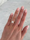 Bague à diamant de laboratoire rond de 2,39ct