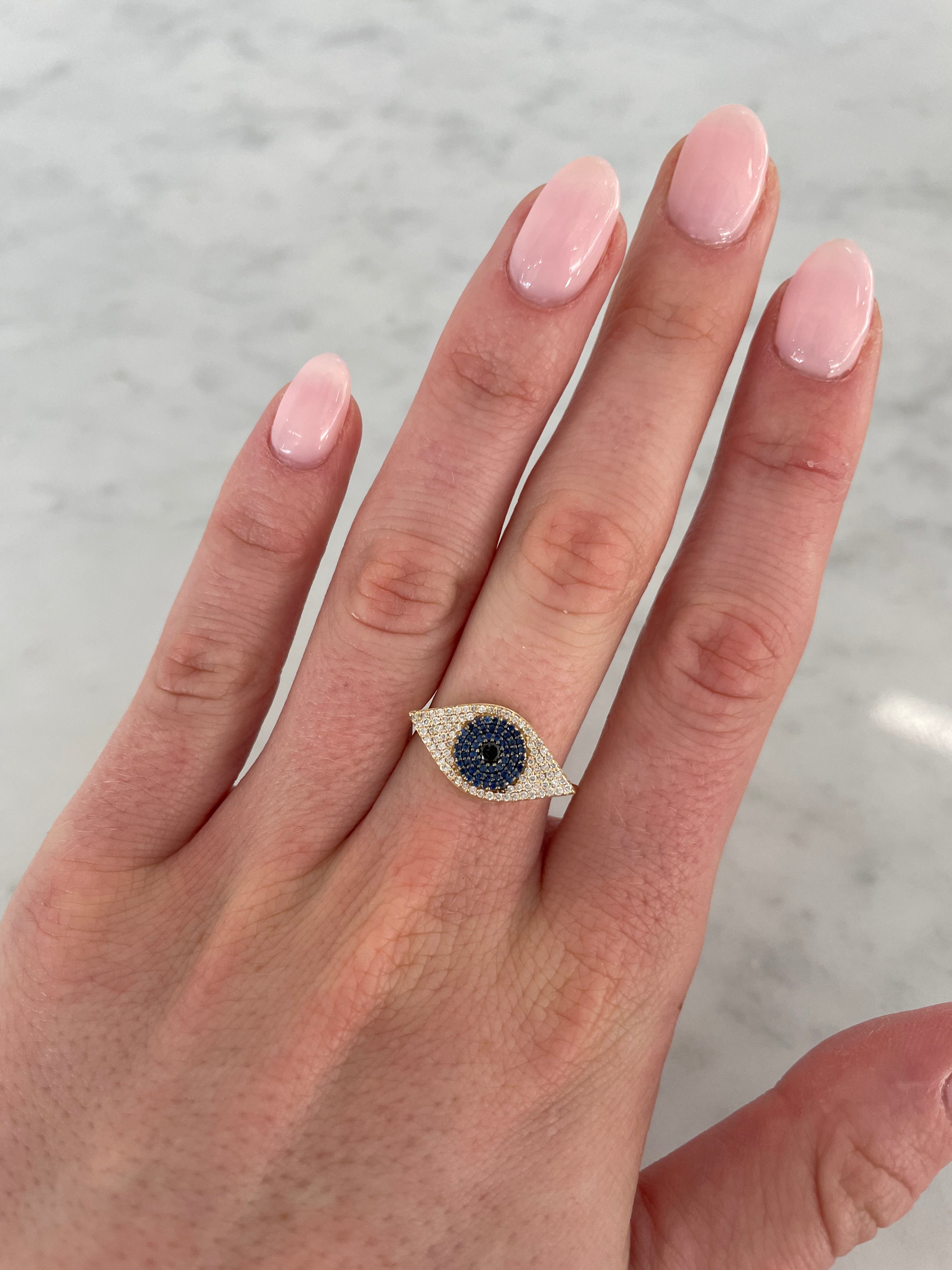 Jumbo Evil Eye Ring