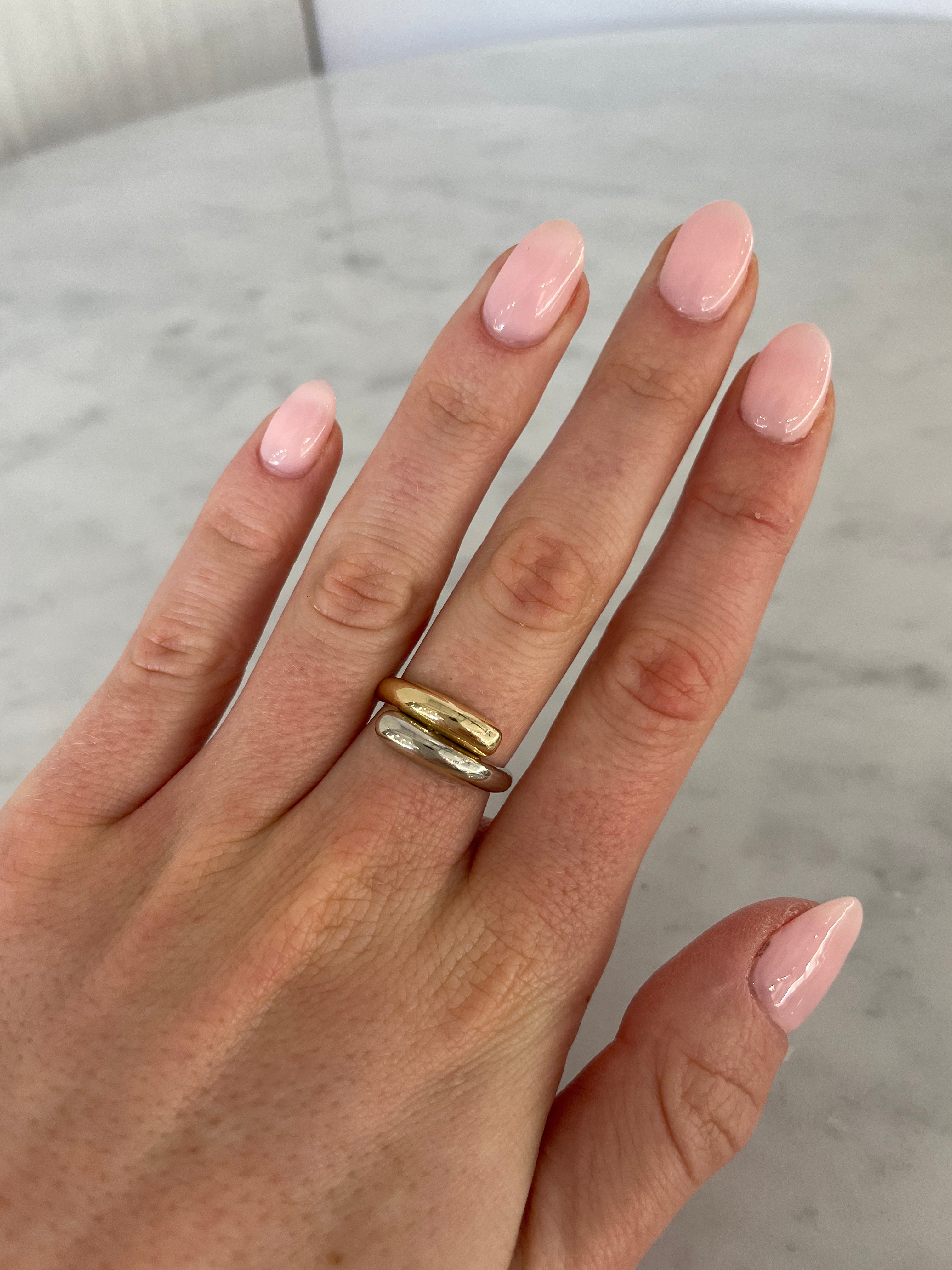 Two-Tone Wrap Ring