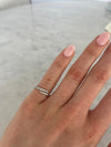 Bague enveloppante en diamant