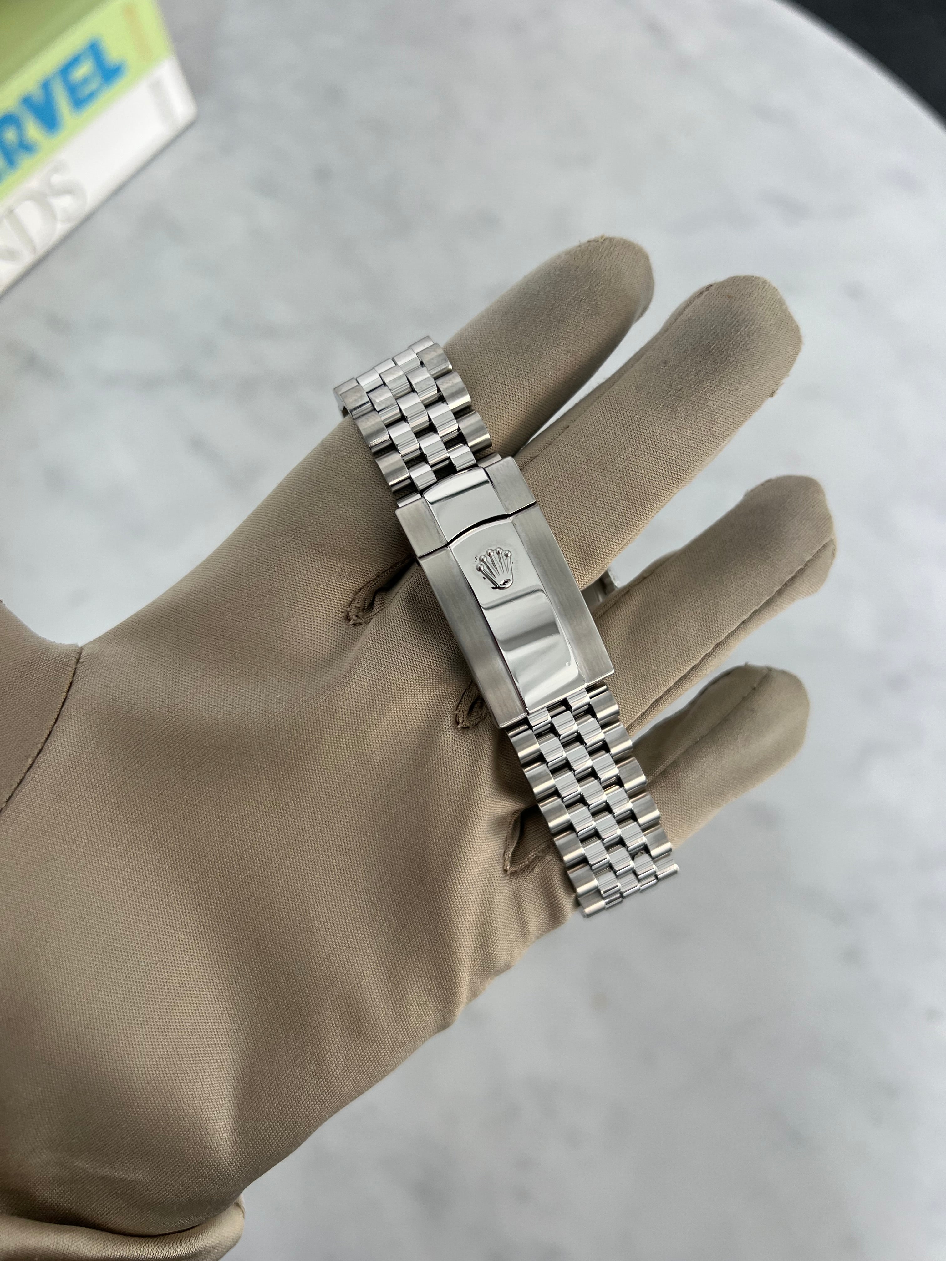 Rolex Datejust Blue Diamond Dial Jubilee Bracelet Fluted Bezel 41mm 126334/2024