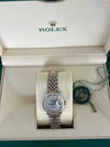 Rolex Datejust Two-Tone Rose Gold MOP Diamond Dial Fluted Bezel Jubilee Bracelet 28mm 279171/2022