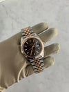 Rolex Datejust Two-Tone Rose Gold Chocolate Dial Jubilee Bracelet 41MM 126331/2025