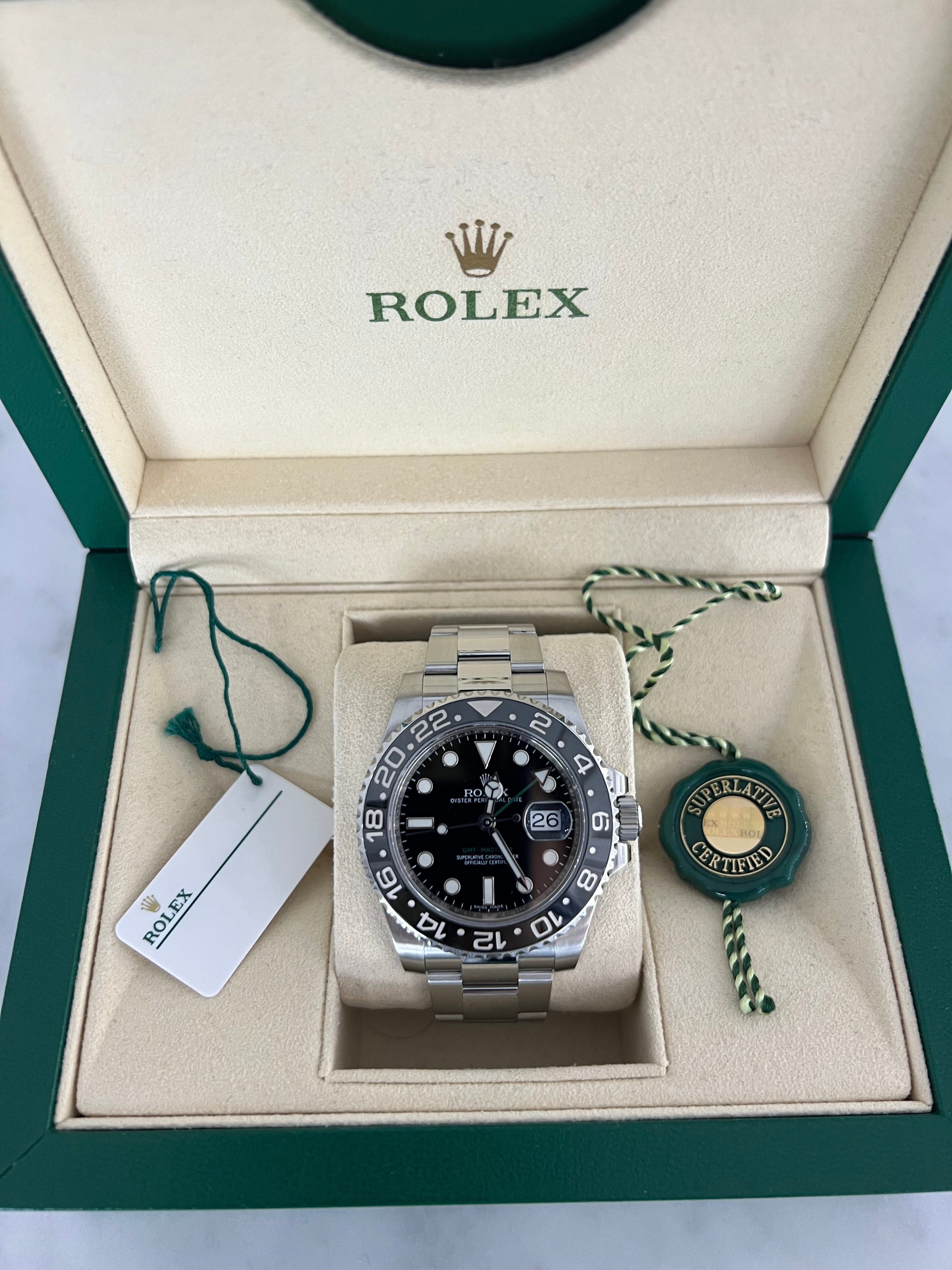 Rolex GMT Master II Oyster Bracelet 116710LN/2018