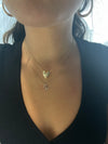 Collier à bulles en forme de coeur