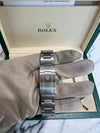 Rolex Oyster Perpetual 36mm in Oystersteel with a Med Blue Dial on oyster bracelet 126000/2026