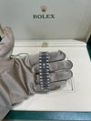 Rolex Day-Date 40mm Platinum Diamond and Sapphire Baguette with a Pave Diamond dial on Jubliee bracelet 228236/