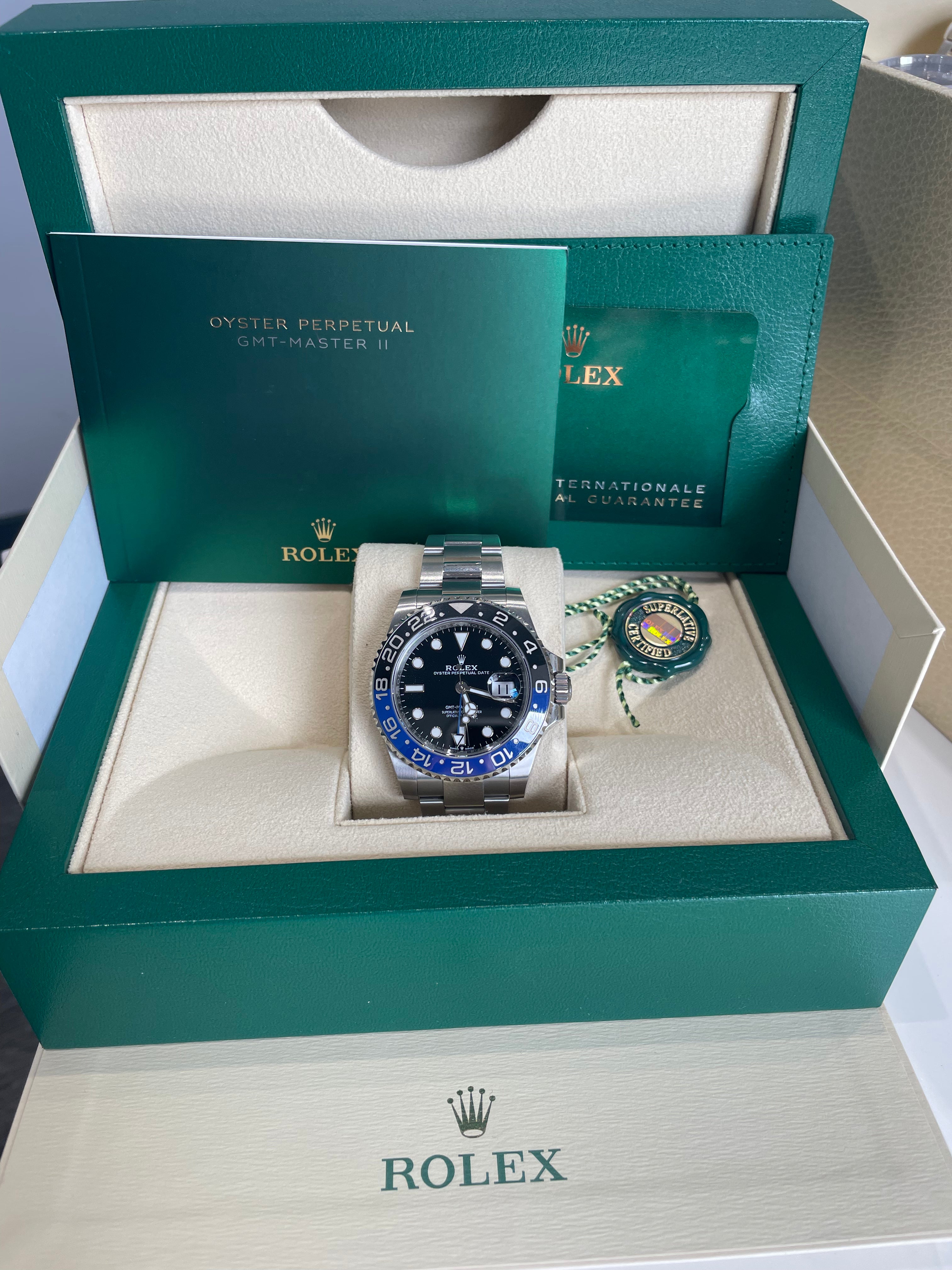 Rolex GMT-Master II 126710BLNR Oyster "Batman"